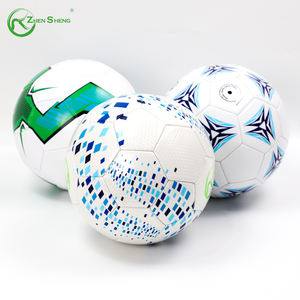 Zhensheng fábrica logotipo personalizado buena retención de aire entrenamiento pelota de fútbol goma butilo vejiga balones de fútbol - Product Image 3