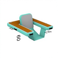 Sièges flottants gonflables en PVC avec technologie Drop Stitch, chaise longue gonflable, siège SUP pour l'extérieur