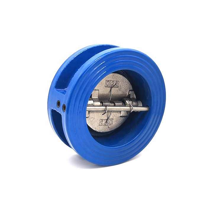 DN50 small ductile cast iron wafer type single disc check valve