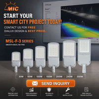 Ledmic - Farola LED de Grado de Infraestructura de 100W, 150W, 200W, D4i Inteligente, Proveedor de Proyectos EPC para Estaciones de Tren y Centros Ferroviarios