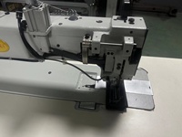 HUAMEI – machine à coudre électronique à double aiguille à bras long, pied de marche, machine à canapé