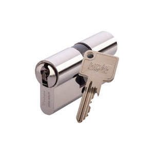 Vachette <b>Lock</b> Cylinder VIP Plus Stainless Steel Bright Chrome Plated With <b>Key</b> Mortise <b>Lock</b> General Use - Product Image 3