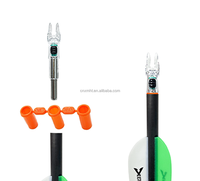 Embouts de flèches de tir à l'arc LED lumineux HT X avec numéros haute visibilité 204/233/244/246, bouchons H S GT et interrupteur marche/arrêt