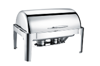 Chauffe-plat de buffet de luxe durable et robuste en argent de Dubaï Chauffe-plats de 9 litres