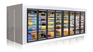 Refroidisseur de plain-pied commercial de haute qualité avec portes en verre - Product Image 4