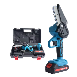 6 Zoll Akku-Kettensäge 2 Lithium-Batterien Mini-Werkzeug Kettensäge Holzschneidemaschine - Product Image 1
