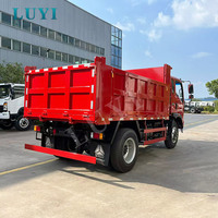Новый и подержанный самосвал HOWO 4X2 10 тонн, 6 колес, для Африки, Sinotruk 160 л.с., 10 куб. м, самосвал 4x2