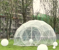 Tente Igloo en PVC Transparent imperméable, dôme, Transparent, géometrique, maison, prix d'usine