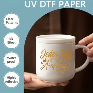 Autocollants en vinyle imperméables pour bouteilles/tasses avec citations inspirantes (amour, <span class=keywords><strong>bonheur</strong></span>, anniversaire, <span class=keywords><strong>gratitude</strong></span>), motifs de cœurs, fleurs et feuilles - Product Image 3