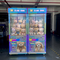 Machine de jeu à griffes LED néon pour la vente en gros, pour parcs d'attractions, salles de jeux et salles d'arcade