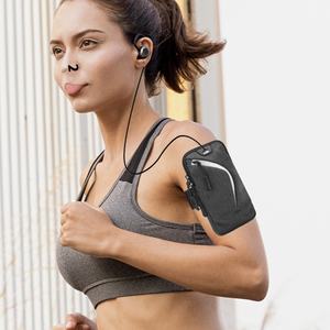 Personalizado ligero de las mujeres de los hombres de la muñeca del teléfono móvil Jogging bolsa de brazo Deportes Fitness Cross-border Running Lunch Storage - Product Image 6