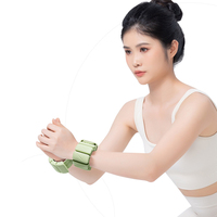 Bracelet lesté en silicone réglable pour chevilles, idéal pour le yoga, le Pilates et l'exercice à domicile