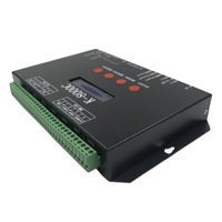 Contrôleur LED RGB programmable à 8 ports K8000C avec boîtier métallique pour bandes LED SPI DMX