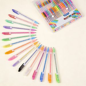 Stylos gel multi-effets à pointe bille de 1,0 mm, 24/36/48 couleurs, vente en gros |   Encre scintillante et métallisée pour papeterie et loisirs créatifs en gros - Product Image 1