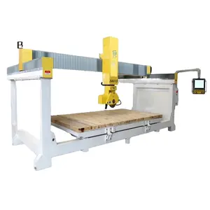 Factory Supplier 5 Axis Bridge Saw CNC Stone Cutting Machine for Marble Granite Quartz Kitchen Countertops