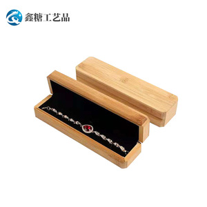 Wooden Jewelry Box <b>Ring</b> <b>Storage</b> Elegant Rectangle 6x6x4.7cm Gift Packaging - Product Image 5