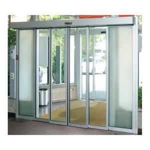 DEPER DBS50 Professional Manufacturer Electric Auto Automatic Telescopic Glass Sliding Door for Hotel