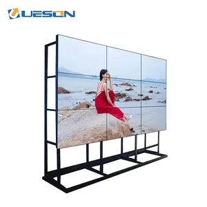 Фабричная поставка 46 49 55 65 дюймов видео настенный дисплей HD ЖК-Телевизор настенные дисплеи с 1,8 мм 3,5 мм 5,5 мм ободок