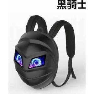 Mochila LED de tela Oxford ABS unisex con luz nocturna, estilo motociclista, cierre de cremallera, para todas las estaciones, para niños, uso diario. - Product Image 3