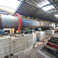 Usine de four rotatif Honeke DRI pour la production de fer éponge |   Horizontal |   45x2.5x2.5m |   200-300TPD |   Chaudière au charbon/gaz |   Nouveau roulement de boîte de vitesses