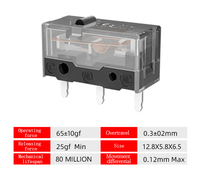 Kailh Basic Mouse Game Esports Button Switch Micro Switch GM8.0 pour clavier 80 millions de fois