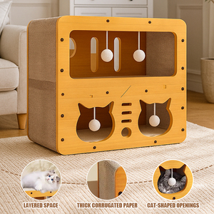 Facile à assembler Poteau à gratter durable et robuste pour chat Lit pour chat confortable pour chat d'intérieur - Product Image 4