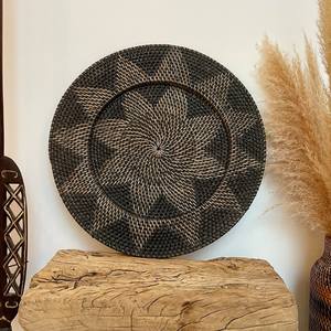 Boho Style <b>Wall</b> Basket Bohemian <b>Wall</b> Decor Handwoven Round Rattan <b>Wall</b> Hanging Basket Perfect for Home Decor - Product Image 5