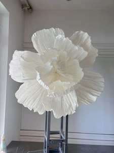 Instalación Artística de Papel Gigante Realista J-029 para Bodas, Decoración de Fondo para Eventos a Gran Escala, Flor Gigante - Product Image 4