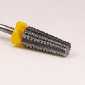Foret à ongles en carbure conique de 7,0 mm à coupe droite pour le nettoyage des cuticules, manucure et pédicure - Product Image 4
