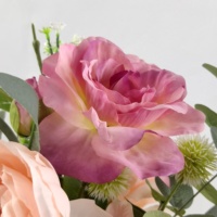 Fleurs en soie de jardinage, Pot de plante en céramique, décoration de mariage, fleurs artificielles, offre spéciale