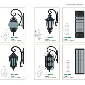 야외 유럽 북유럽 골동품 방수 거리 정원 램프 포스트 2.2 메터 낮은 가격 큰 승진 고품질