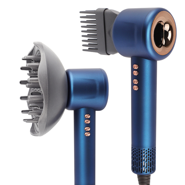 Professional Salon Hair Dryer 2025 High Speed Ionic Blow Dryer with Comb and Brush
