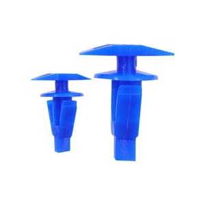 Attache de voiture en plastique bleu, largeur 14,5 mm, hauteur 10,6 mm, pour réparation et remplacement automobile - Product Image 2