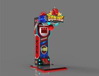Machine de jeu d'arcade de boxe intelligente et résistante aux dommages, de haute qualité, en stock, en promotion, pour parc d'attractions coloré