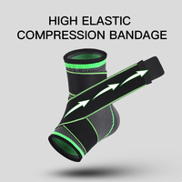 Bandage réglable en nylon pressurisé, 1 pièce, protection de soutien de la cheville pour femmes hommes basket-ball