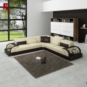 Juegos de Sofás de Esquina para Sala de Estar de Estilo Italiano de Última Moda, Diseño Original, <span class=keywords><strong>Precio</strong></span> de Juegos de Sofás de 5 Plazas - Product Image 6