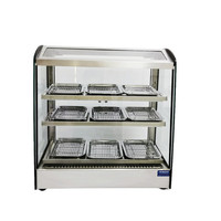Fourniture d'usine table électrique top boulangerie pâtisserie chauffe-plats vitrine sur le comptoir