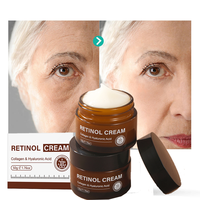 Crème anti-âge lissante pour le visage, crème hydratante anti-rides, crème anti-rides pour le visage au rétinol, marque privée