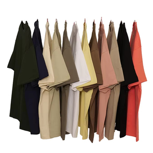 T-shirt da Uomo Personalizzate di Alta Qualità 280 Grammi Manica Corta con Logo Designer Stampa Grafica Oversize T-shirt Neutre per Uomo - Product Image 1