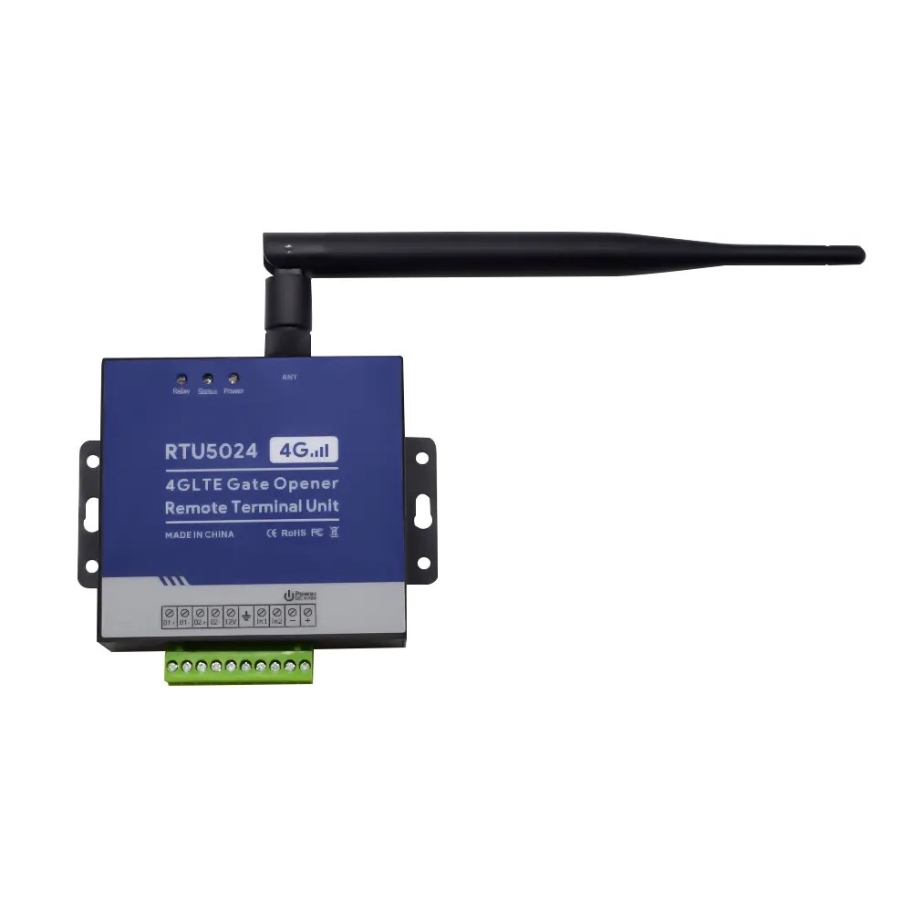 RTU5024 4G LTE SMS Kostenloser Anruf Tür zugang Drahtlose Fernbedienung Tor Garagentor öffner Automatischer Gsm Relais Gsm Tor öffner