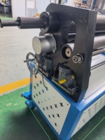 Machine de pliage CNC à 3 rouleaux, machine de roulage de métal à 3 rouleaux, machine pour conduits HVAC, machine pour conduits ronds, machine de fabrication de conduits