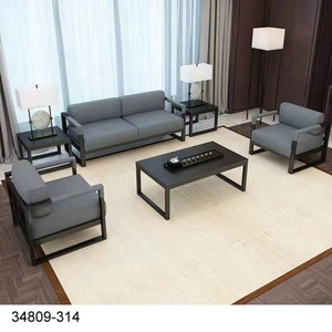 Elegante Conjunto de Sofá Seccional de 5 Plazas con Estructura Metálica para Oficina, Hogar, Hotel y Apartamento, Diseño Moderno y Duradero - Product Image 5