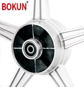 Rines de Motocicleta <span class=keywords><strong>BOKUN</strong></span> de Aluminio Forjado de 14 Pulgadas, Cinco Radios, Color Blanco - Product Image 4