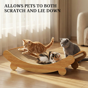 Cama Rascador para Gatos en Forma de U de Lujo, Hecha de Yute Ecológico y Duradero, Resistente a Arañazos y al Desgaste para Mascotas - Product Image 2