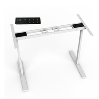 Cadre de bureau ergonomique en métal et acier inoxydable OEM/ODM avec réglage intelligent de la hauteur par levage électrique pour mobilier de bureau