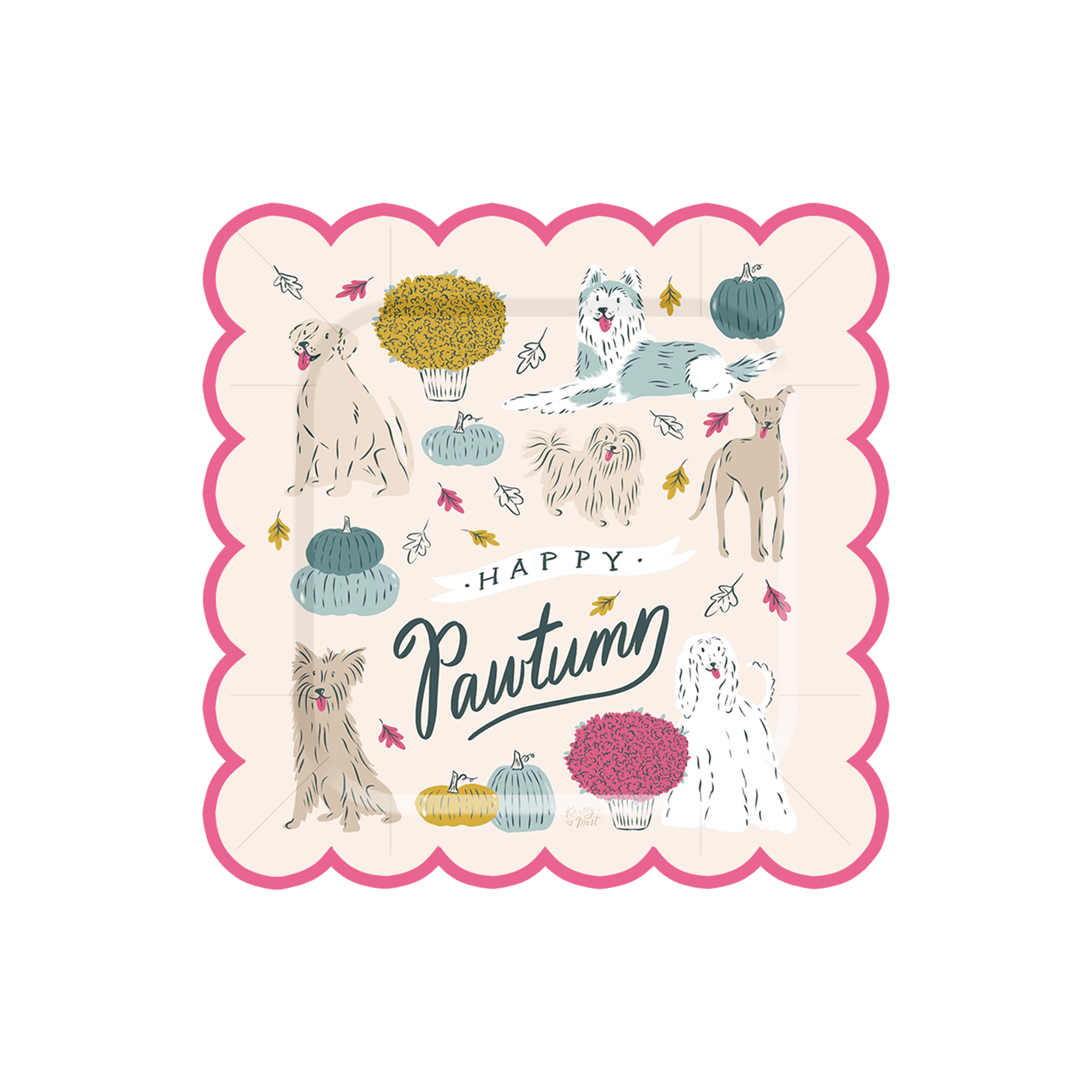 Plato de papel de 9 pulgadas * 8 unidades