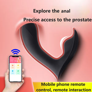 ปลั๊กซิลิโคนสำหรับทวารหนักเครื่องนวดต่อมลูกหมากสำหรับทวารหนักอุปกรณ์ทางเพศแบบสั่นได้10ระดับ - Product Image 6
