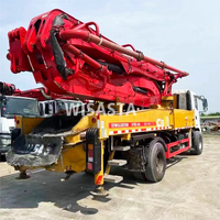 37m petite machine de construction utilisée pompe hydraulique SANY Rexroth pour le commerce en Chine machine de pompage de ciment pompe à béton camion