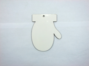 Decorazione Natalizia alla Moda, Ciondolo Bianco Personalizzabile 8,8x7cm per Ragazze, Anime, Festa, Artigianato in Carta, Sublimazione - Product Image 3