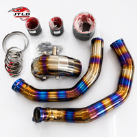 Kit de tuyaux de charge haute performance JTLD pour BMW M3 F80 M4 F82 F83 S55, tube de suralimentation d'intercooler avec colliers de raccordement en silicone